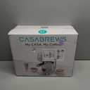 CASABREWS 3700 Essential Espresso Machine 20 Bar, Stainless Steel Cappuccino & Latte Machine with Steam Frother for Home, 43.9oz Water Tank, Coffee Gift for Women & Men, Silver