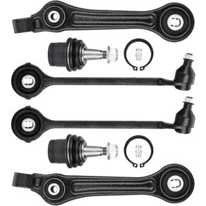6PCS RWD Front Lower Forward & Rearward Control Arms w/Ball Joints for Chrysler 300 Dodge Challenger Charger Magnum Suspension Kit - Left & Right K620258 K620257 MS25119 K7469