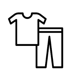 Pajamas set, Black 4XL 