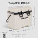 Igloo Trailmate Cooler | Insulated Hard Shell Ice Chest, 25 QT