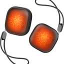 Magnetic Hand Warmers Rechargeable 2 Pack, Ultra Slim Electric Handwarmers,3 Levels Smart Heating,Portable, UL Certified, Pocket-Sized Camping Golf Hunting Essentials, Gifts for Men (Black)