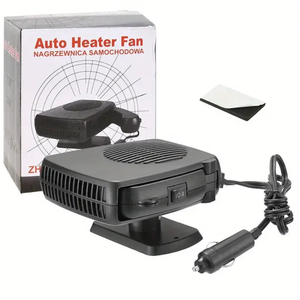 200W 12V Portable Car Heater Defroster - Fast Warm-Up, Defog, Demist for Cars, Trucks, SUVs