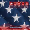 American flag, American Flags for Outside,3x5 American Flag Outdoor Heavy Duty Tear Resistant,Outdoor AmericanFlag, Water-Resistant Sturdy American Flag 3x5 Ft Outdoor Heavy Duty,all Weather US Flag