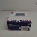 JOLLY CHEF 36 Pack Stemless Plastic Champagne Flutes 9 oz, Crystal Clear Stemless Plastic Toasting Glasses, Clear Disposable Unbreakable Drinkware Ideal for Wedding, Birthday, Party