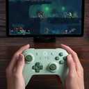 8Bitdo Ultimate 2C Hall Effect Joysticks and Hall Triggers Wireless Controller for Windows PC and Android, with Remappable L4/R4 Bumpers, Turbo function & Rumble vibration (Green)