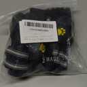 DcOaGt Dog Shoes for Small Medium Puppy, Anti-Slip Waterproof Dog Boots & Paw Protectors for Hot Pavement Winter Snow, Breathable Reflective Booties for Hiking Walking Hunting,Black 4PCS(Size 5)