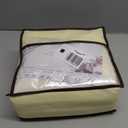 ARlinen 1 Piece Western King Duvet Cover 120x120 Inches, 100% Cotton, Breathable and Ultra Soft Ivory Solid Comforter Cover with Zipper Closure and 4 Corner Ties