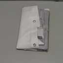 AmazerBath Grey and White Shower Curtain Fabric, Striped Shower Curtain Cloth with Heavy Duty Stones and Rust-Resistent Metal Grommets, 72" W x 72" H