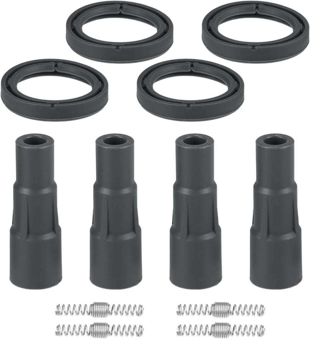 uxcell 4 Set Engine Ignition Coil Boot Kit No.19205156/9091902252/9091902258 Fit for Toyota Corolla 2009-2019 for Toyota Matrix 2009-2013