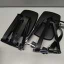 Universal Clip-on Towing Mirrors Extended Mirrors for Towing 360 Degree Rotation Adjustable Towing Mirror, Black, 2 Pieces