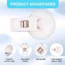 10PCS Multiple Purpose Shower Curtain Suction Cup Clips to Wall, Prevent Water Splashing Out