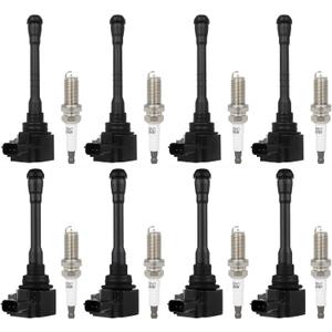 ECCPP 8 ignition coils with 8 iridium Spark Plugs,UF812+ UF813,coils packs,for Nissan TITAN 2017-2020,TITAN XD 2016-2020,NV2500 2018-2020,NV3500 2018-2019C998,GN10880,UF812