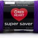 4 x RED HEART Super Saver Yarn, Amethyst