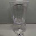 Drink Dispensers for Parties (2.5 Gallon) Large Plastic Water Dispenser for Counter Tops, No Mess, Easy to Assemble & Wash, Up to 40 Drinks