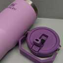 Stanley IceFlow 2.0 Flip Straw Tumbler with Handle 30 oz | Twist On Lid and Flip Up Straw | Leak Resistant Water Bottle | Insulated Stainless Steel | BPA-Free | Lilac
