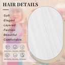 SUKRI White Bob Wig with Bangs Short Straight White Wigs for Women Silver White Bob Hair Wig for Party Cosplay Daily Use12Inch