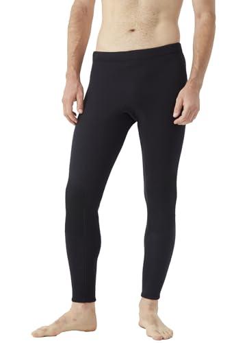 Hevto Wetsuit Pants Men 2mm Neoprene Thermal Wet Suit Pants for Water Sports Surfing Swimming Kayaking Paddleboard (Pants Black, L)