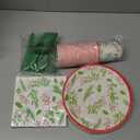 Sustainable Greetings Juvale 144 Piece Christmas Party Plates, Napkins, Cups, Cutlery with Holly Berry and Leaves Design (Serves 24) - Paper Plates - Christmas Napkin