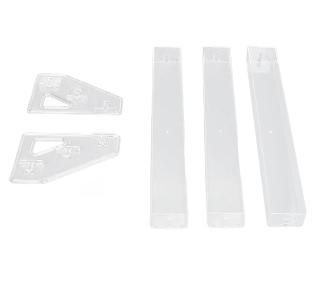 3 Tier Eyeshadow Palette Organizer, Transparent Cosmetic Storage Rack, Plastic Makeup Holder with Tiered Design, Space Saving Perfume Display