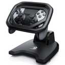 HONCAM Steering Wheel for PS5/PS5 Elite Controllers, Racing Wheel Table Attachment with 4 Suction Cup for Sony Playstation 5 Dualsense Controller, Playstation 5 Accessories Enhanced Stability for Immersive Racing Games, Black