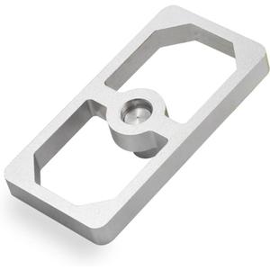 0.5 Inch Lowering Block for 2.5" Leaf Spring - Single Unit Only, Extruded Aluminum Suspension Kit with 9/16" Center Pin (1 Pack, U-Bolts Not Included)