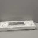 Adjustable Mobile CPU Stand, Ventilated Computer Tower Stand with 4 Caster Wheels Fits Most PC Tower, Under Desk CPU Holder PC Floor Cart Computer Riser for Students and Gamers (White)