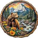 Wooden Puzzles for Adults,Bear Wood Jigsaw Puzzles Gifts,11.4"x11" - 200pcs, Medium
