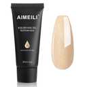 5 x AIMEILI Poly Nail Gel Builder - DIY Nail Enhancement & Art Design Kit - Free of Hema for Women - 052