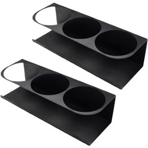 Magnetic Cup Holder Water Bottle Organizer Heavy Duty Magnetic Cup Holder for Refrigerator,Sturdy,Rust-Proof 3 Slots Magnetic Spice Rack Water Bottle Holder 2pcs