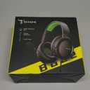 BINNUNE Gaming Headset with Mic for PS4 PS5 Xbox Series X|S Xbox 1 PC NS, Wired Gaming Headphones with Microphone for PS 4|5 Xbox1 (Black Green)