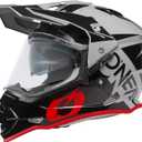 O'Neal Sierra Helmet (Large, Gray/Black/Red)