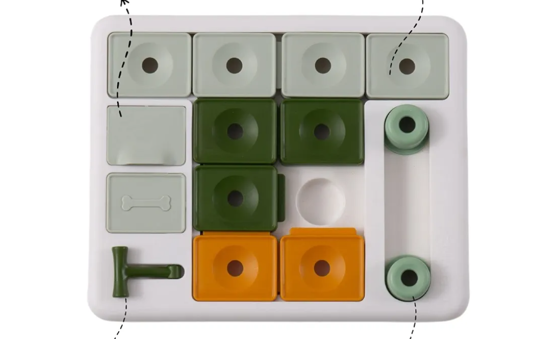 Dog Puzzle Toy 3 Levels, Mental stimulating for Boredom and Smart Dogs, Treat Puzzle for All Breeds Dog