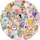 200pcs Cute Animal Stickers for Kids Kawaii Aesthetic Stickers Animal Party Favors Waterproof Vinyl Stickers for Teen