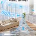 Portable Standing Fan, 10000mAh Rechargeable Battery Powered, 90+120Omnidirectional Oscillating Fan For Bedroom, 82ft Circulator, Adjustable Height, 8 Speeds, 8H Timer, DC Motor Quiet Pedestal Fans
