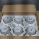 VEWEET Large Coffee Mugs Set of 6, 16 OZ Coffee Cups Set with Handle, Floral Mug Sets Ceramic Cup Set for Kitchen, Microwave& Dishwasher Safe, Series ANNIE