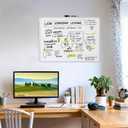 Mr. Pen- Magnetic Whiteboard Dry Erase, 18x24 Inches, Dry Erase Board with Black Fine Point Marker, Magnetic White Board for Students, Home, Office and Classroom