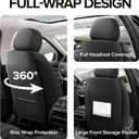 Car Seat Covers Full Set for 5 Seats Lumbar Support Waterproof
Waterproof Faux Leather, Airbag-Safe Design, Fit for Cars/SUVs/Trucks, 5-Seat Interior Accessories