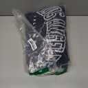 WDIRARA Men's Letter Graphic Round Neck Long Sleeve Sweatshirt Casual Tops Dark Blue XX-Large