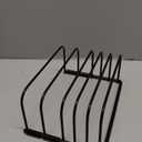 Cutting Board Organizer and Baking Sheet Rack, [1-Pack] Black Heavy Duty Metal Cookie Sheet Organizer for Cutting Board Storage & Plate Holder for Cabinet, Tray Dividers for Cabinets