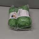 3 Pack 50% Wool Yarn for Crocheting and Knitting,131yds/120m Crochet Yarn for Beginners, Suitable for Sweater,Scarf,Hat(Apple Green)