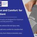 AMERICAN HOSPITAL SUPPLY Anti-Slip Socks | Gray Grip Socks | X-Large | 1 Pair