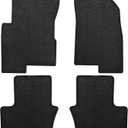 Car Floor Mats Custom Fit Jeep Patriot 2017-2007/Jeep Compass 2007-2016/Dodge Caliber 2007-2012 2008 2009 2010 2011 2012 2013 2014 2015 2016 Odorless All Weather Floor Liners (Black)