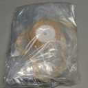 Mauproy 20 Pack Clear Plastic Gift Bags with Handles, Party Favor Bags with Ribbons and Tags, Reusable Goodie Tote Bags for Valentine's Day Wedding Baby Shower (9.8 x 9.8 x 3.5")