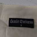 Scarlet Darkness Women's Renaissance Peasant Blouse V Neck Lantern Sleeve Lace Smocked Tops s