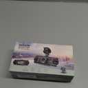 4K+1080P*3 FHD Car Camera, 4 Channel 360 Dash Cam Front Rear Inside & Left Right, 5GHz WiFi & App Control, 8 IR Lamps Night Vision, 24H Parking Mode, G-Sensor, Loop Recording, Includes 64GB SD Card