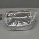 PU Leather Remote Control Holder, 360 Degree Rotating Desk Organizer Storage Table Remote Caddy, Spinning Bedside Organizer Nightstand Organizer for Desktop Office Home (White)