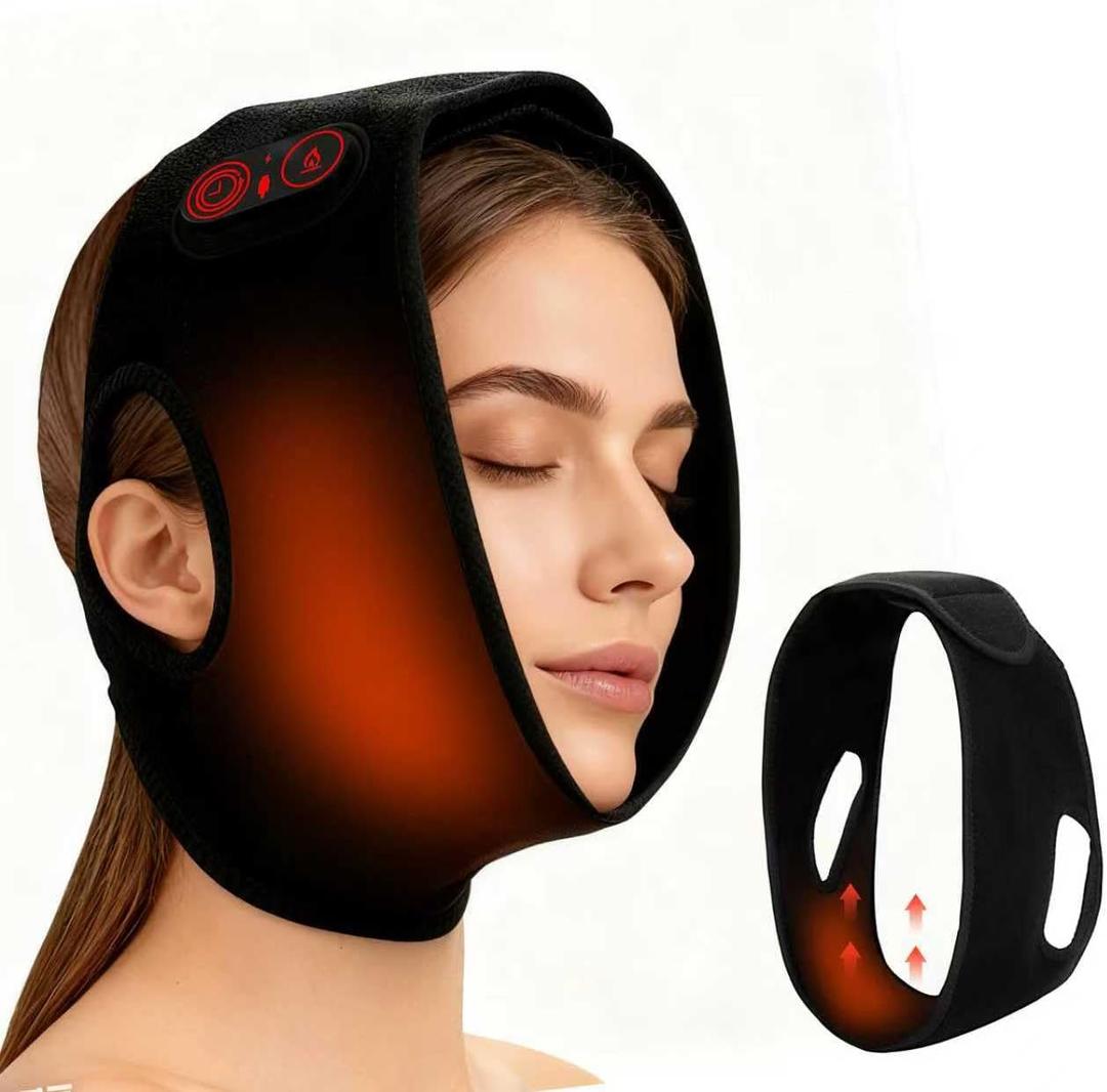 Cordless Face Heating Pad, TMJ Relief with 3 Level Temperature and Time Settings