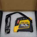 PREXISO 2-in-1 Digital Tape Measure - 16Ft Rechargeable Measuring Tape Ruler Ft/Ft+in/in/M/CM/MM Unit - Metric & Inches Retractable Measurement Tape Tool with Magnetic Tip - Pythagorean, Area, Volume