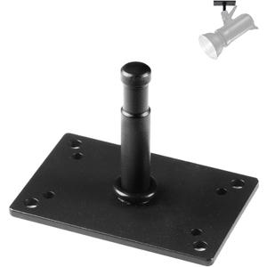 Studio Baby Pin Plate Wall Ceiling Mount,3.9" Mini Lighting Wall Holder with 5/8" Stud for Photo Studio Light Stand Flash Accessories