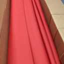 Boao 33 x 2.3 ft Neoprene Carpet Runner Reusable Plastic Floor Runner Non Slip Rubber Backed Rugs for Hallway Aisle Carpet Roll for Wedding Party Decor Prom Business Outdoor(Red)